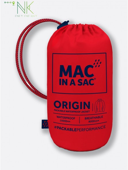 MAC IN A SAC Origin, унисекс ветровка, Red