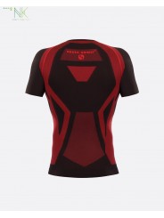 Men`s Thermo Short Sleeve Shirt Sesto Thermoactive Red