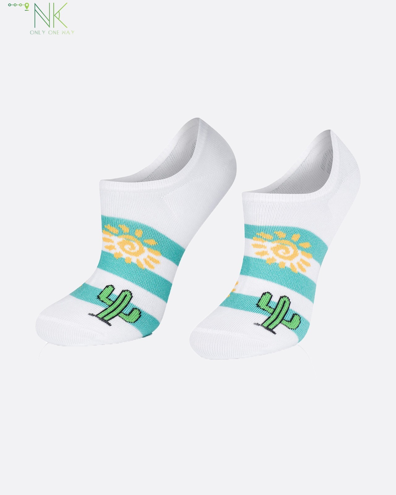 Women`s socks Intenso White/Cactus
