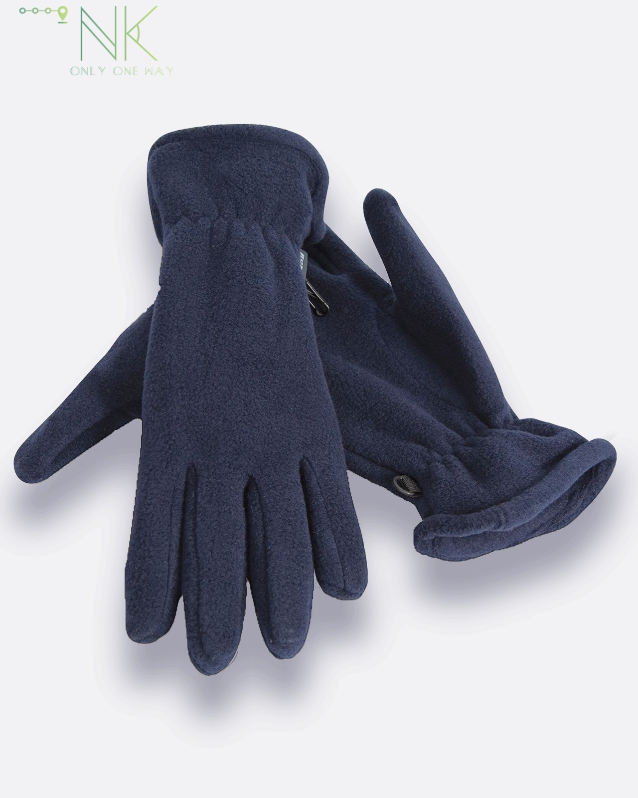 Fleece Gloves Blue