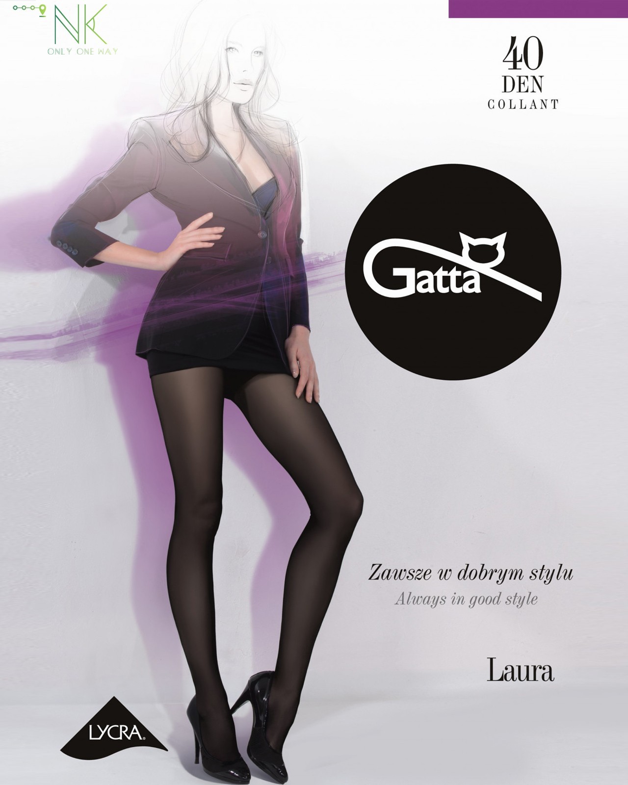 Женские колготки Gatta Laura 40 DEN